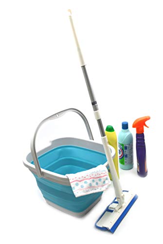 SAMMART 10L Collapsible Rectangular Handy Basket/Bucket