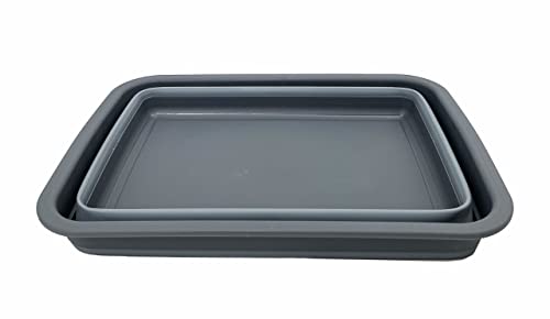 SAMMART 7L Collapsible Tub - Foldable Dish Tub - Portable Washing Basin - Space Saving Plastic Washtub