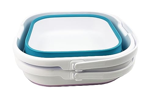 SAMMART 9.5L Collapsible Rectangular Handy Basket/Bucket