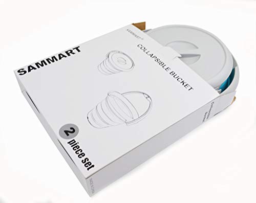 SAMMART Collapsible Bucket Box Set (5L + 10L)