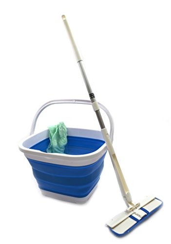 SAMMART 10.6L Collapsible Rectangular Handy Basket/Bucket
