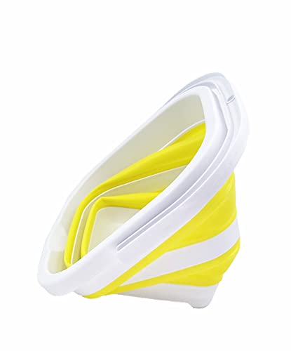 SAMMART 5L Collapsible Rectangular Handy Basket/Bucket