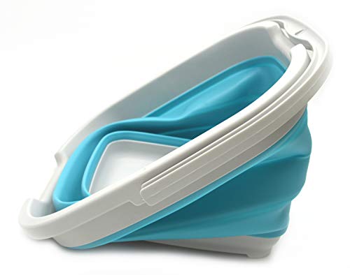 SAMMART 10L Collapsible Rectangular Handy Basket/Bucket
