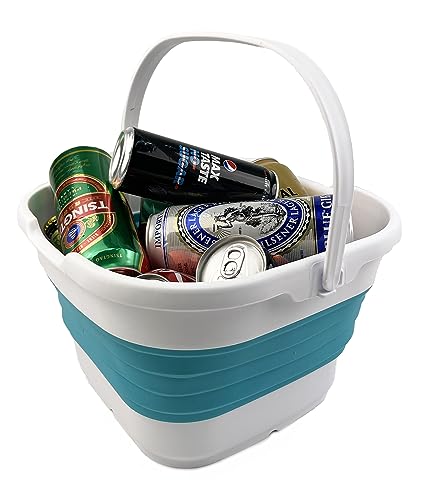 SAMMART 9.5L Collapsible Rectangular Handy Basket/Bucket