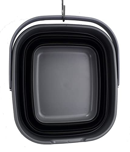 SAMMART 10L Collapsible Rectangular Handy Basket/Bucket