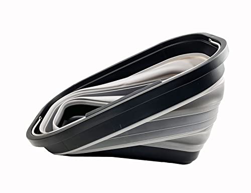 SAMMART 20.8L Collapsible Rectangular Handy Basket/Bucket