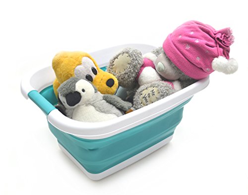SAMMART Collapsible Laundry Basket - Foldable Storage Container/Organizer - Portable Washing Bin/Tub - Space Saving Hamper - Car Trunk Storage Box