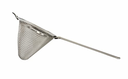 Stainless Steel Mesh Strainer with Straight Handle - Conical Sieve Strainer