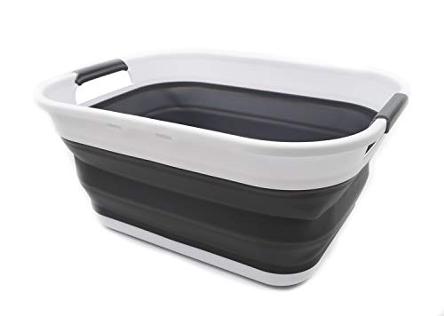 SAMMART Small Collapsible/Foldable/Pop Up/Portable Washing Tub, Water Capacity 13.5L/3.5 Gallon