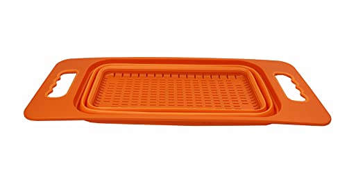 SAMMART Over The Sink Rectangular Colander