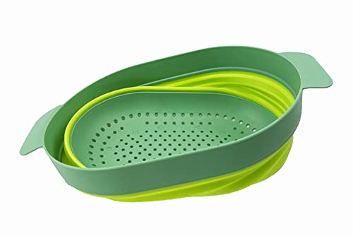 SAMMART 3L Over The Sink Oval Colander
