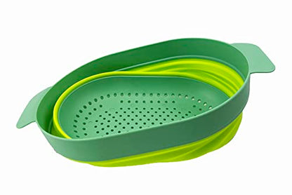 SAMMART 3L Over The Sink Oval Colander