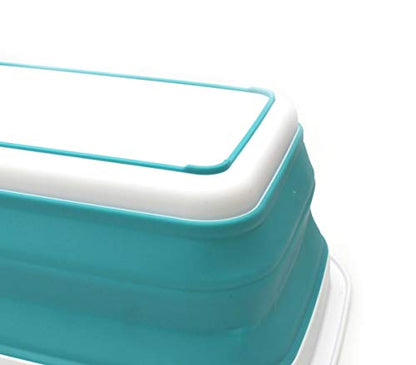SAMMART SAMMART 9.2L Collapsible Tub - Portable Outdoor Picnic Basket/Crater - Foldable Shopping Bag - Space Saving Storage Container