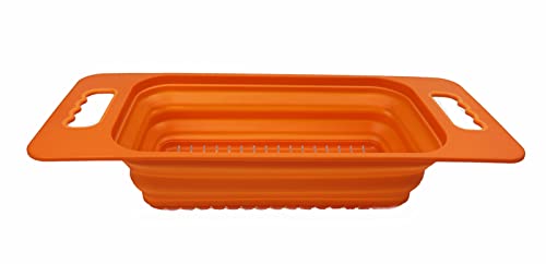 SAMMART Over The Sink Rectangular Colander