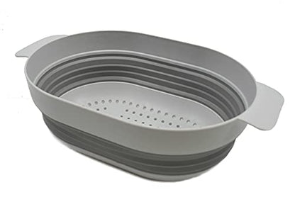 SAMMART 3L Over The Sink Oval Colander