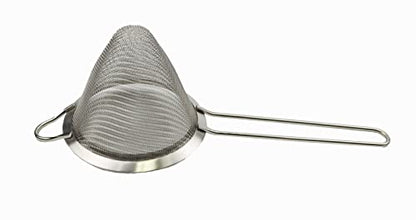 Stainless Steel Mesh Strainer with Straight Handle - Conical Sieve Strainer