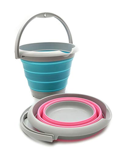 Collapsible TPE/PP Bucket **Brand: SAMMART **Material: TPE & PP **Expanded Size: 27 (Dia) x20.3 (h) cm **Collapsed Size: 27 (Dia) x 4.7 (h) cm **Capacity: 5L (Grey, 5L Round)' specified cannot be used as it conflicts with the value 'SAMMART 5L / 1.32 Gall