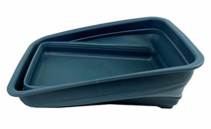 SAMMART 7L Collapsible Tub - Foldable Dish Tub - Portable Washing Basin - Space Saving Plastic Washtub