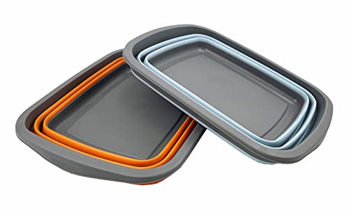 SAMMART New 10L Collapsible Tub-Foldable Dish Tub-Portable Washing Basin-Space Saving Plastic Washtub