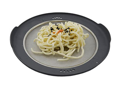 SAMMART Stainless Steel Colander Strainer Plates, Self-draining Fruit/Cold Noodles Dishes