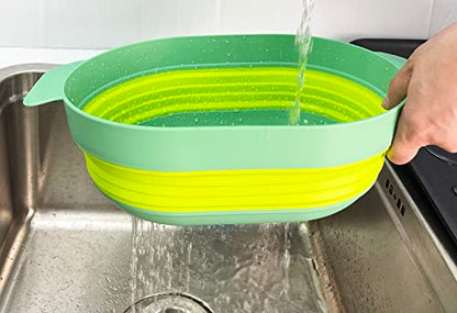 SAMMART 3L Over The Sink Oval Colander