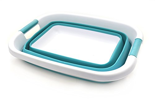 SAMMART Collapsible Laundry Basket - Foldable Storage Container/Organizer - Portable Washing Bin/Tub - Space Saving Hamper - Car Trunk Storage Box