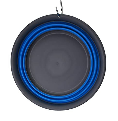SAMMART 5.5L Collapsible Tub - Foldable Dish Tub - Portable Washing Basin - Space Saving Plastic Washtub